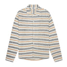 Striped knit shirt on a white background