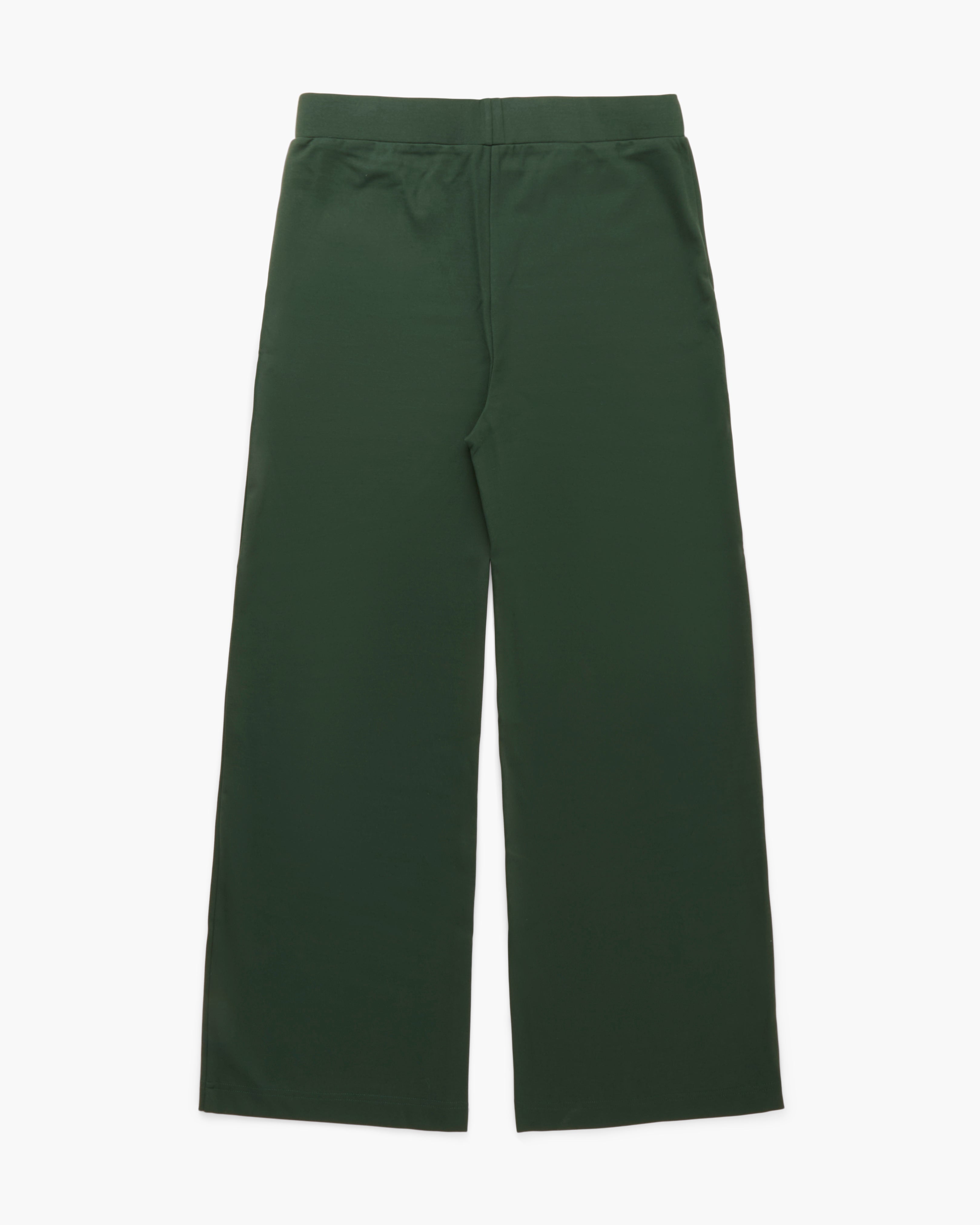 Green pants on a white background