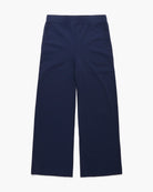 Navy pants on a white background