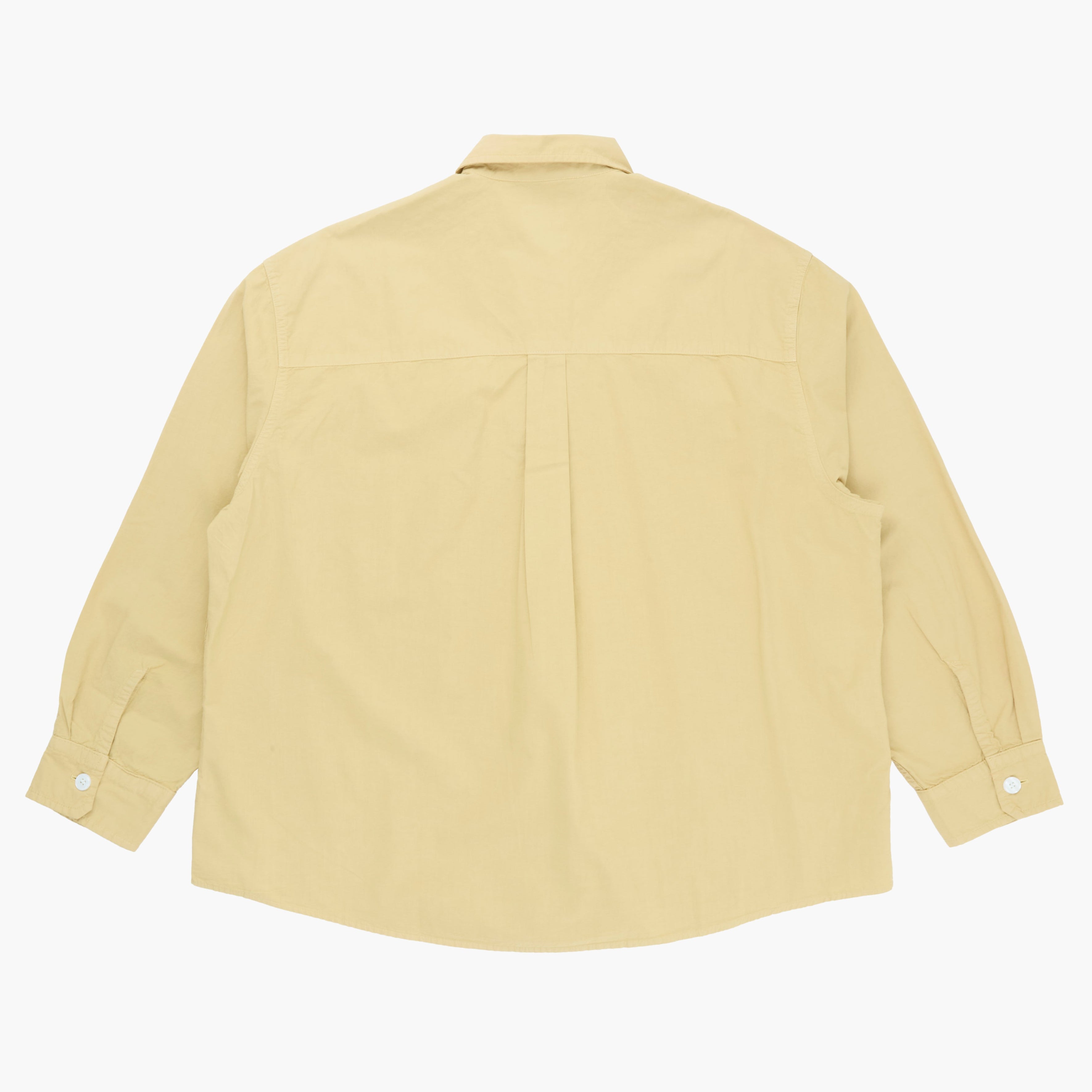 Yellow shirt on a white background
