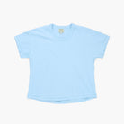 Light blue t-shirt on a white background