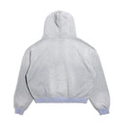 Gray hoodie  on a white background; back view