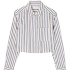 Striped shirt on a white background