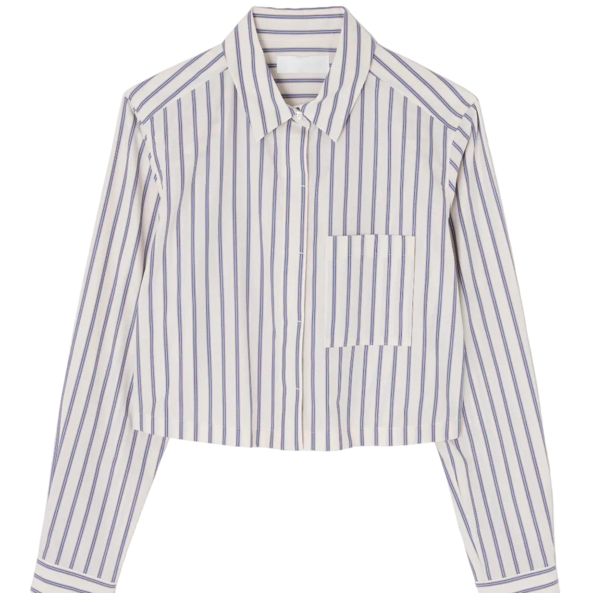 Striped shirt on a white background