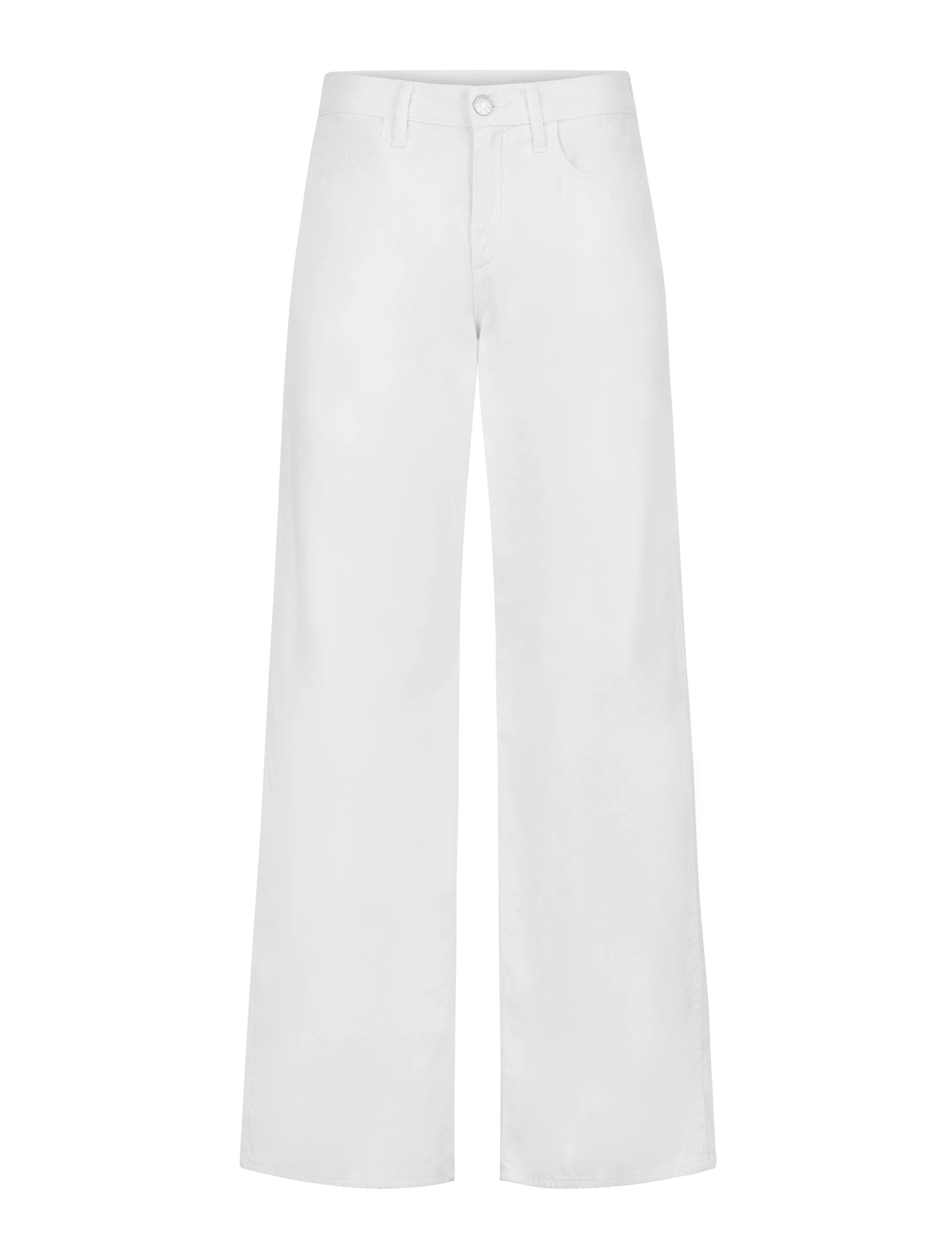 White pants on a white background