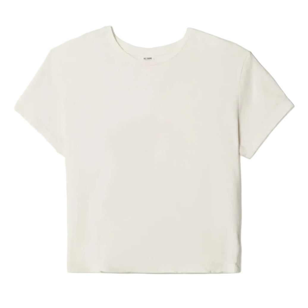 White t-shirt on a white background