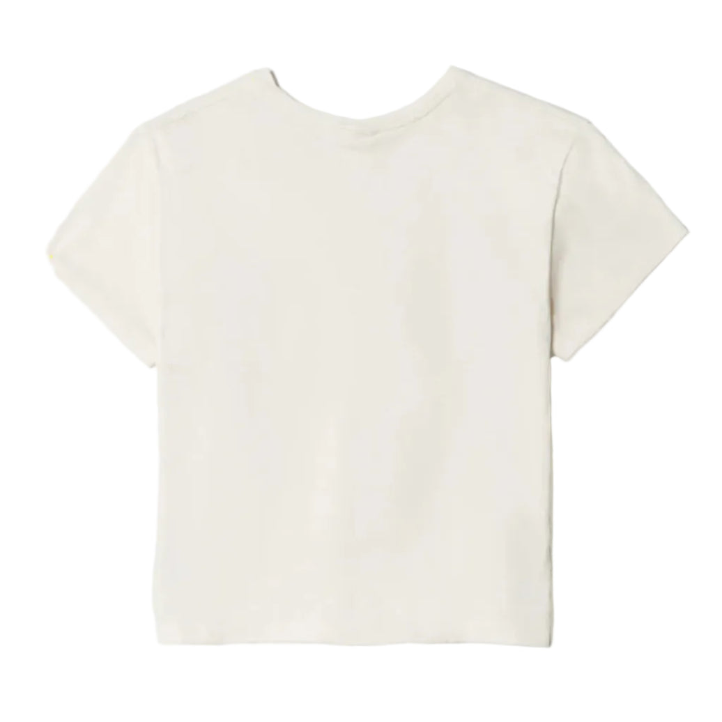 White t-shirt on a white background