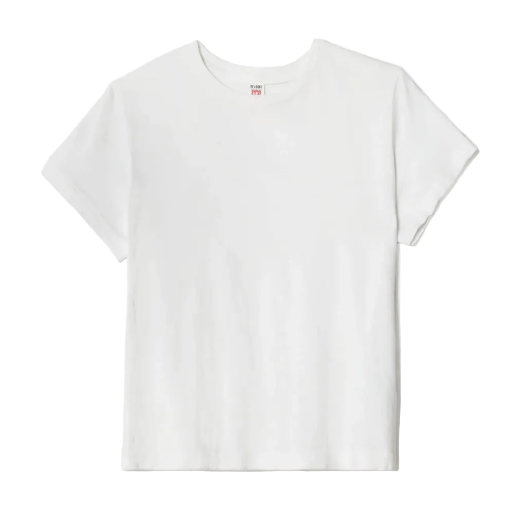 White t-shirt on a white background
