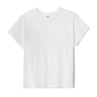 White t-shirt on a white background