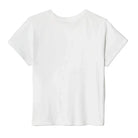 White t-shirt on a white background