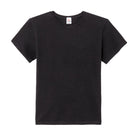 Black t-shirt on a white background
