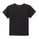 Black t-shirt on a white background
