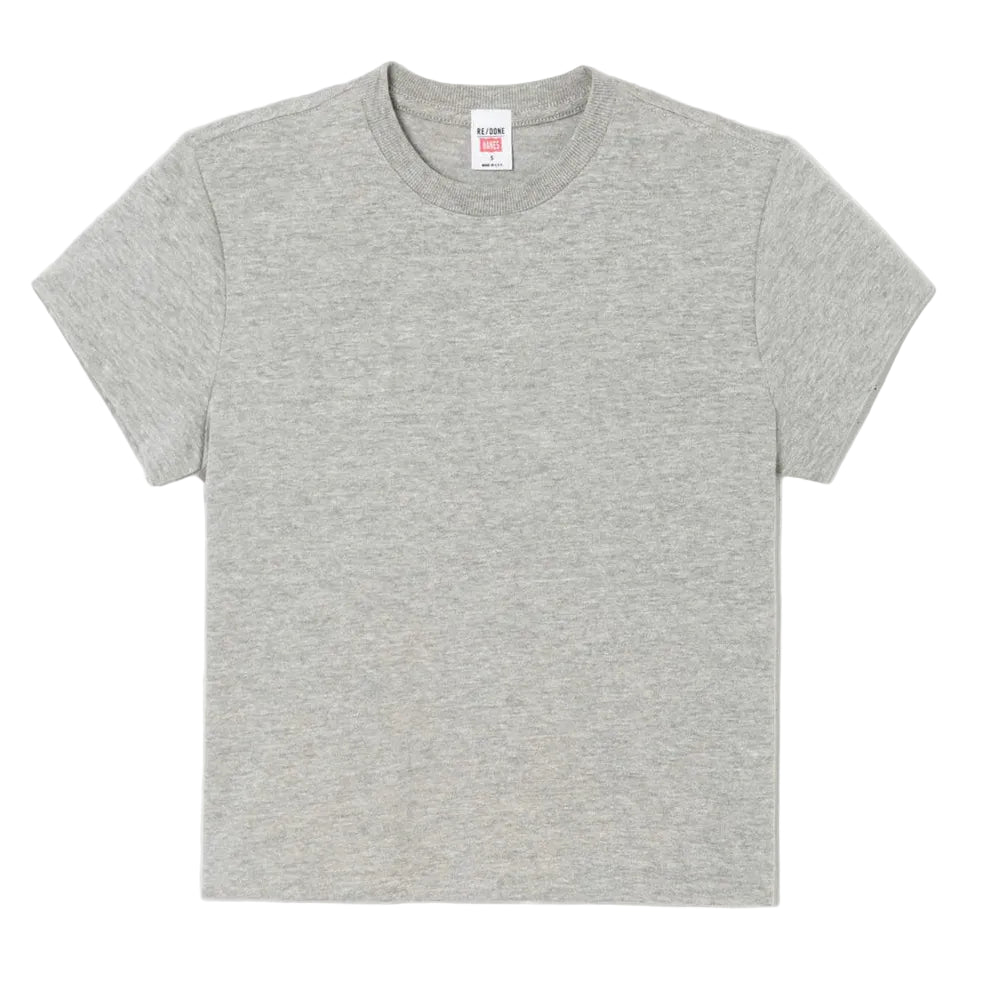 Grey t-shirt on a white background