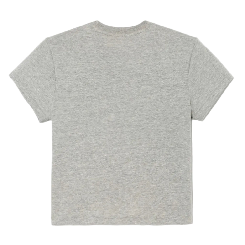 Grey t-shirt on a white background