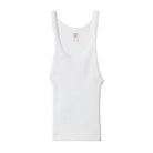 White tank top on a white background