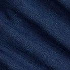 Close-up of dark blue fabric with visible texture
