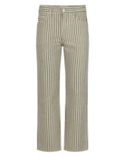 Striped pants on a white background