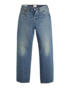 Blue jeans on a white background
