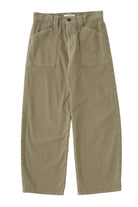 Khaki pants on a white background
