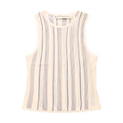 Striped tank top on a white background