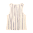 Striped tank top on a white background