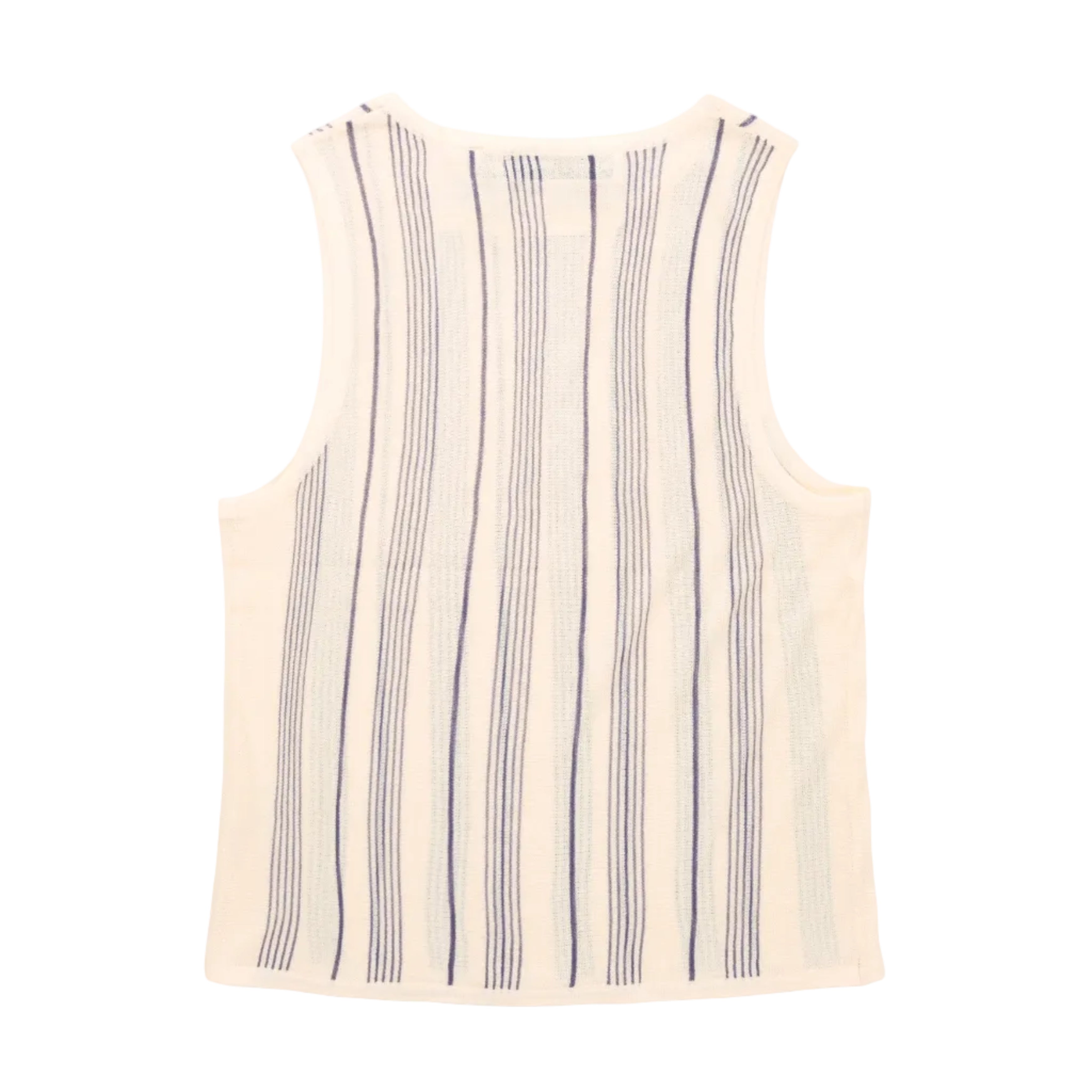 Striped tank top on a white background