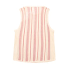 Striped sleeveless top on a white background