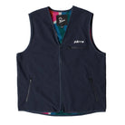 Navy blue vest on  a white background