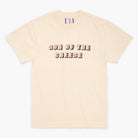 Cream 'Son of the Cheese' printed t-shirt on a whit background