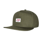 Green baseball cap on a white background