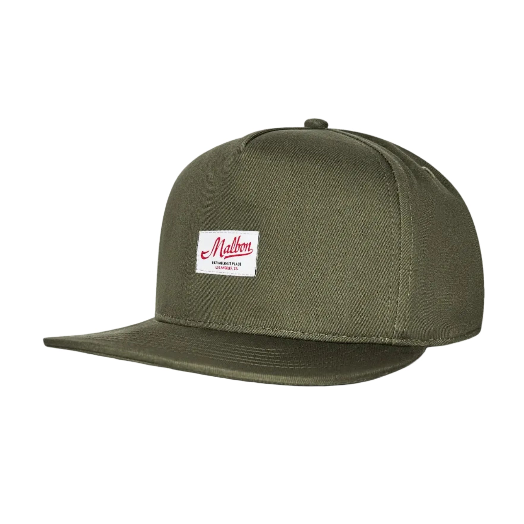 Green baseball cap on a white background
