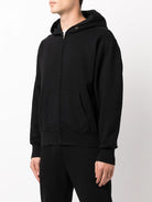 Cropped Zip Hoodie Men Sweaters + Sweatshirts LES TIEN