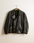 Vintage Leather Motorcycle Jacket Men Coats + Jackets AMERICAN RAG VINTAGE