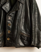 Vintage Leather Motorcycle Jacket Men Coats + Jackets AMERICAN RAG VINTAGE