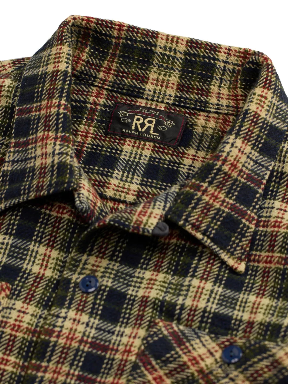 Plaid Twill Camp Shirt Men Shirts RRL