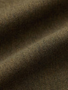 RRL Regiment Fit Paneled Twill Cargo Pant in olive - close-up fabric texture