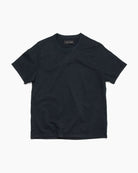 LES TIEN Heavyweight Tee in faded black, front view flat lay
