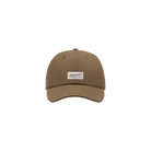 Brown cap with a logo on a white background