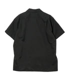 Black t-shirt on a white background