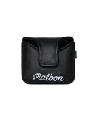 Black pouch with 'Malbon' branding on a white background