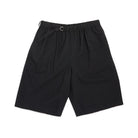 Black shorts on a white background
