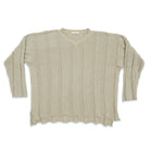 Beige sweater on a white background