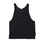 Black tank top on a white background