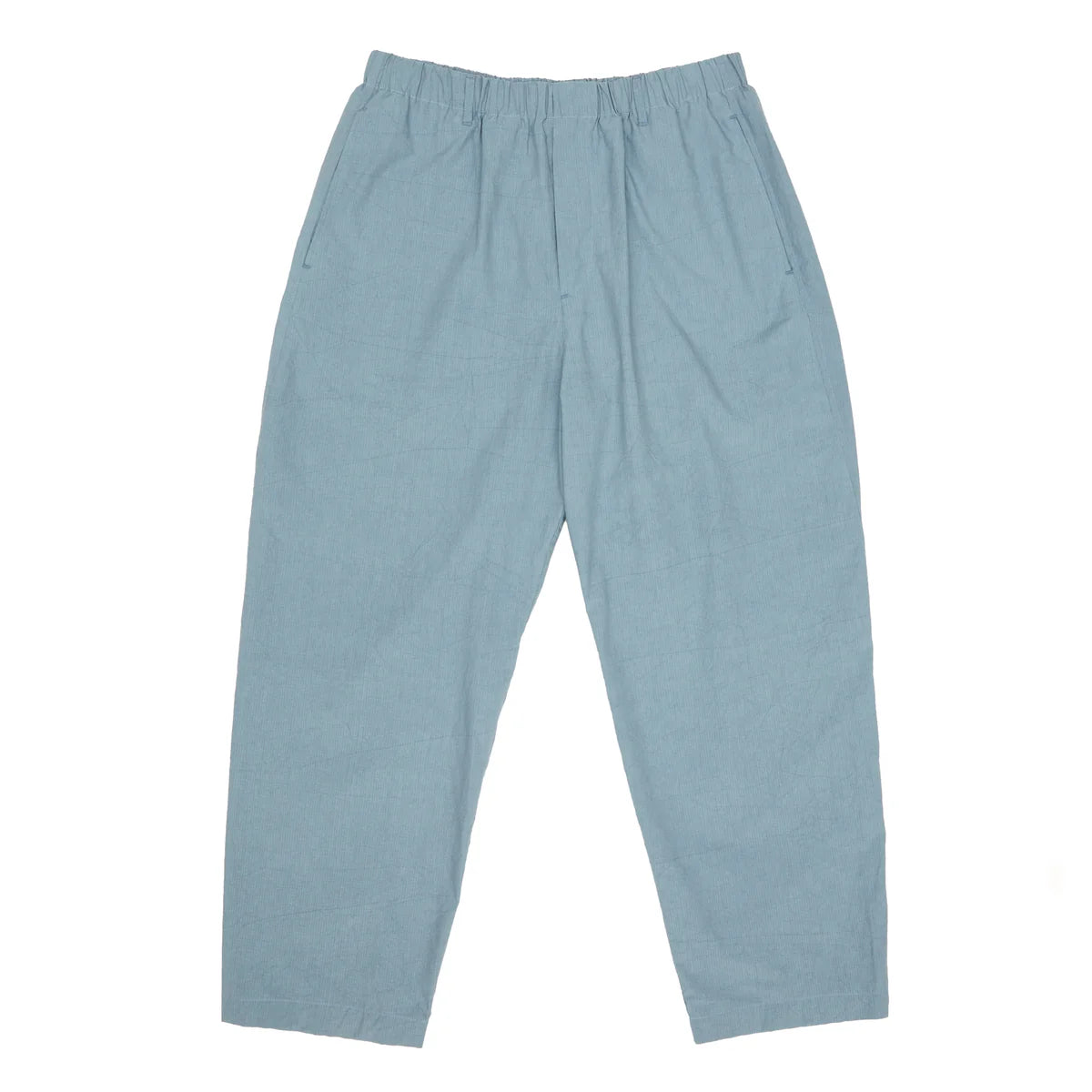 Light blue pants on a white background
