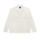 White shirt with two front pockets on a white background