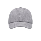 Gray baseball cap on a white background