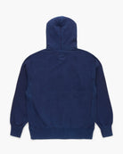 Navy blue hoodie on a white background