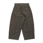 Dark gray pinstripe pants on a white background