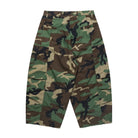 Camouflage pants on a white background