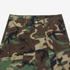 Camouflage pants on a white background